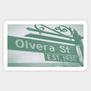 Olvera Street, Los Angeles, California by Mistah Wilson Sticker